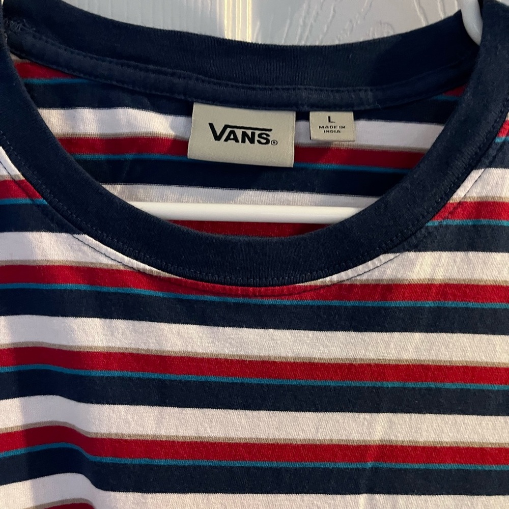 Vans Multicolor Striped Tee - Picture 2 of 4